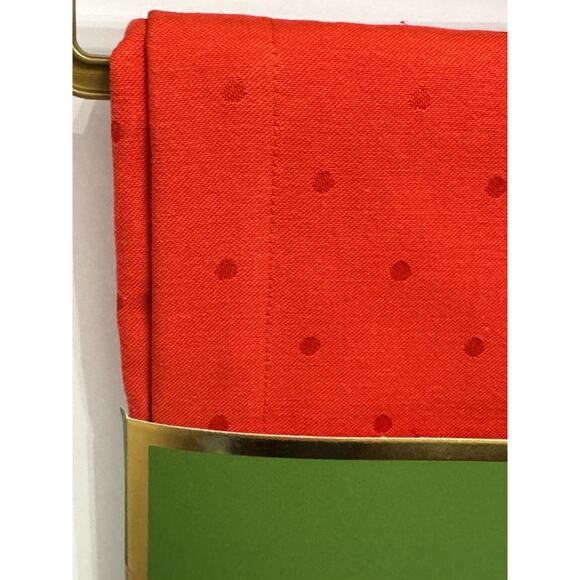 Kate Spade Larabee Dot Cranberry Red Table Runner 15" x 90" NEW - Picture 4 of 6